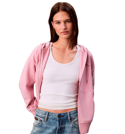Casual Jacket_Women_CALVIN KLEIN Monologue French Terry Fz Bf Hood