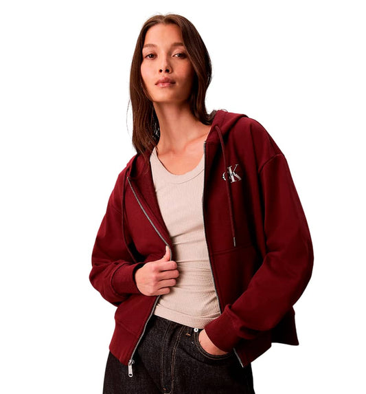 Chaqueta Casual_Mujer_CALVIN KLEIN Monologo French Terry Fz Bf Hood