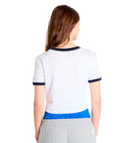 T-shirt M/C Casual Calvin Klein Ss Drapey Jersey Crop Tee