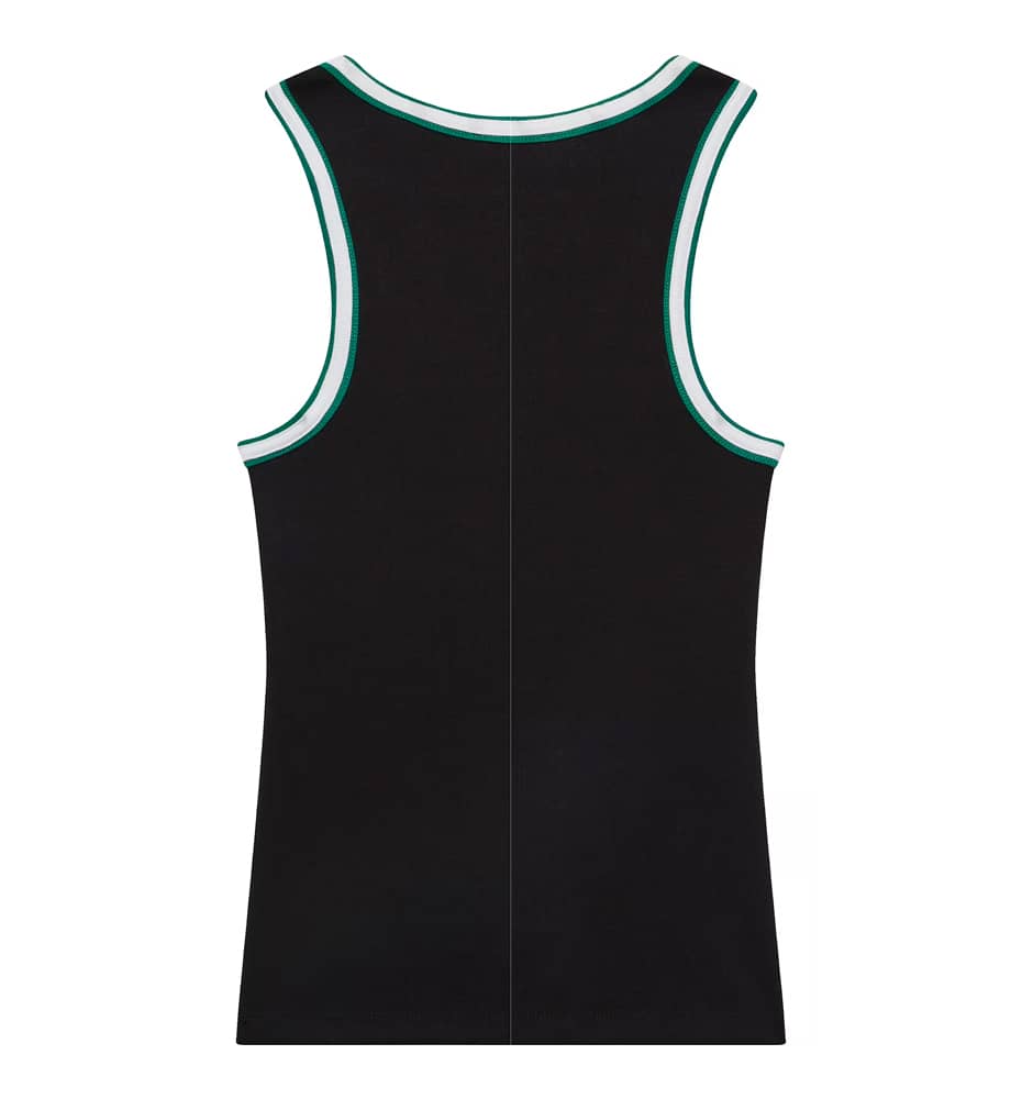 Women's Casual Tank Top Calvin Klein Color Block Cotton Rib Crew Tank