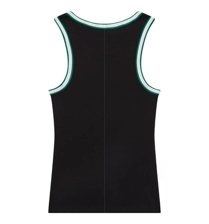 Women's Casual Tank Top Calvin Klein Color Block Cotton Rib Crew Tank