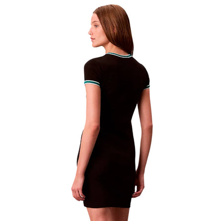 Dress Casual_Mujer_CALVIN KLEIN Ss Color Block Cotton Rib Baby T