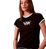 T-shirt Casual Calvin Klein 1968 Graphic Baby Tee