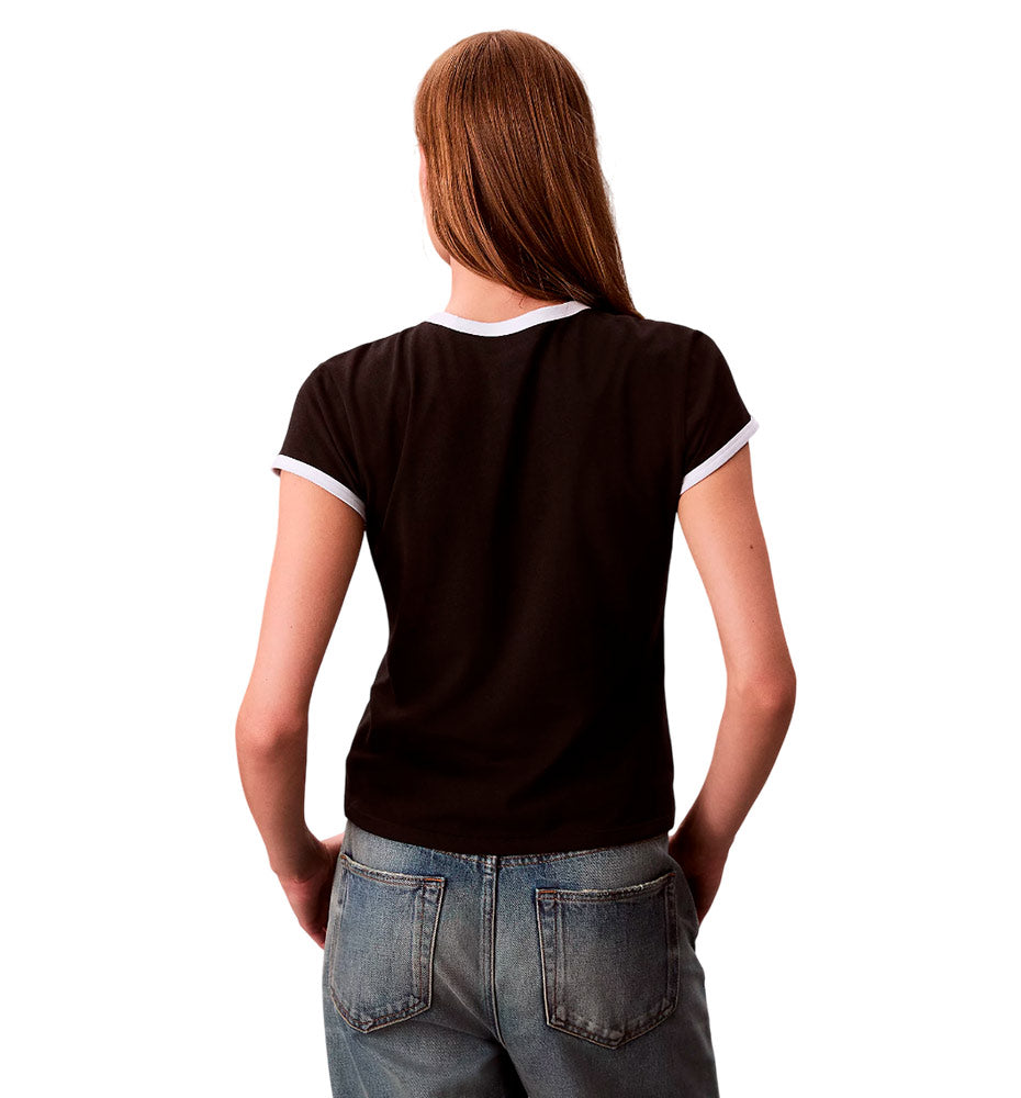 Casual_Women's T-shirt_CALVIN KLEIN Ss 1968 Graphic Baby Tee