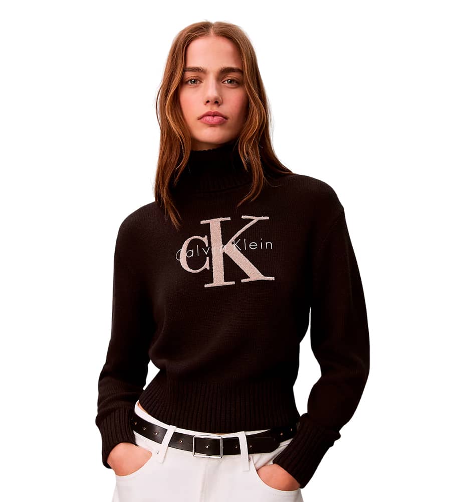 Jersey Casual_Mujer_CALVIN KLEIN Chenille Monologo