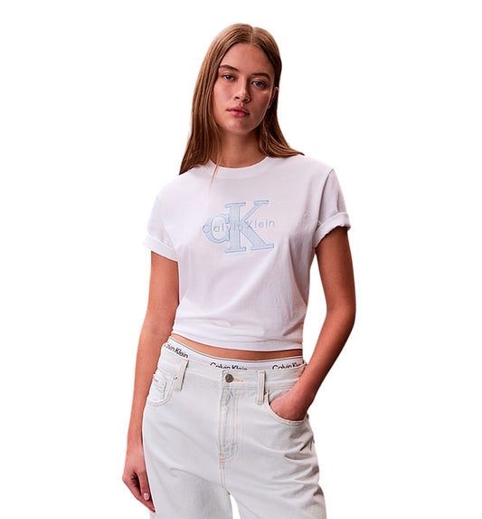Camiseta Casual Calvin Klein Hero Classic Monologo New Tec