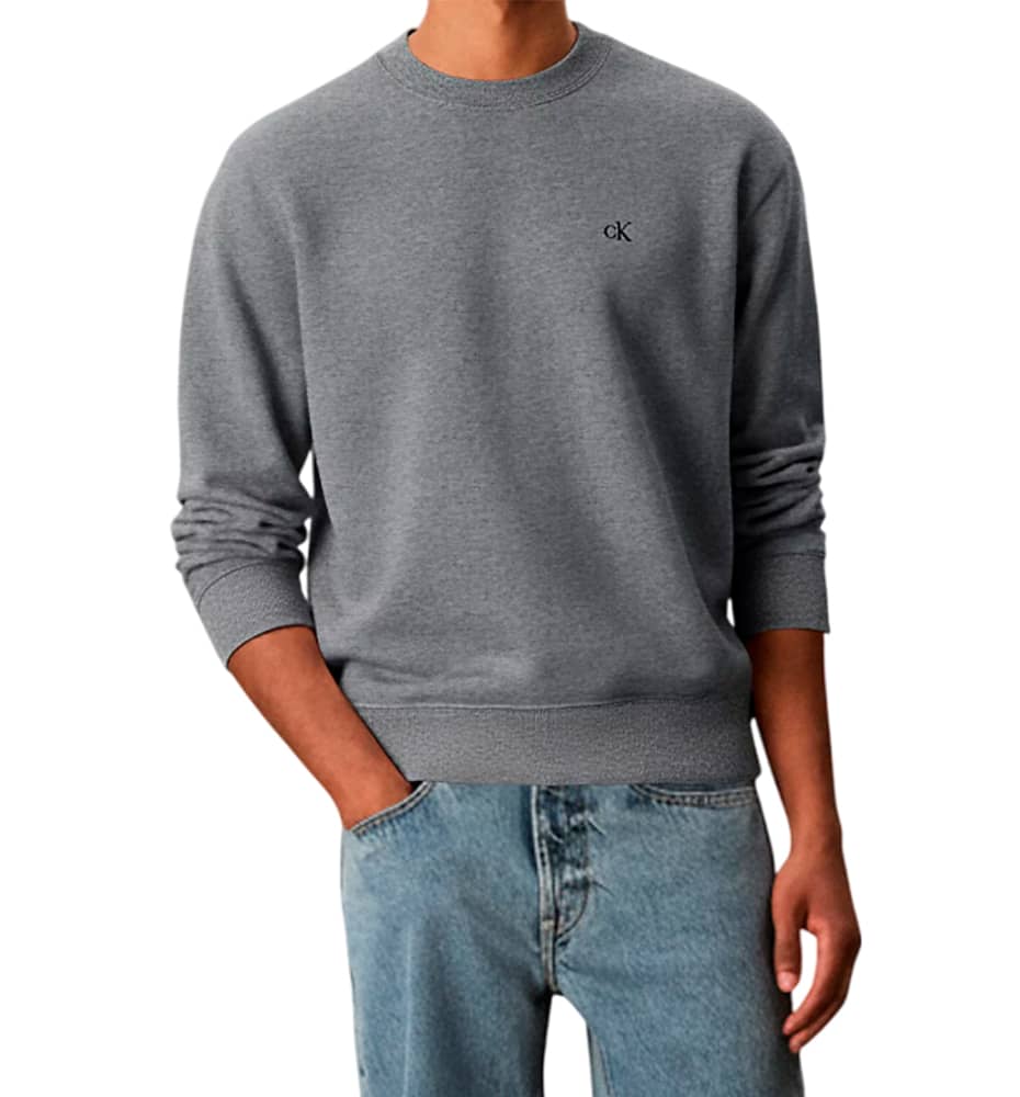Sudadera Casual_Hombre_CALVIN KLEIN Ls Eu 350terry Monogram Cn Swtsh