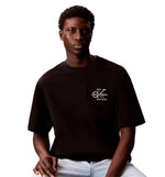 Camiseta M/C Casual Calvin Klein Ss 30s Micro Monologo Graphic Te