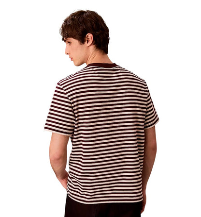 T-shirt M/c Casual_Men_CALVIN KLEIN Ss 20s Stripe Jersey Monologo Cn