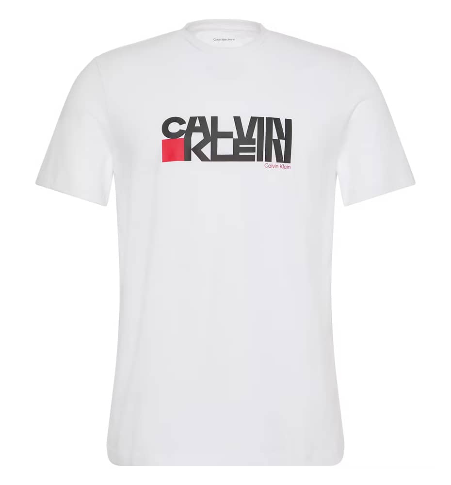 T-shirt M/c Casual_Men_CALVIN KLEIN Ss 30s Eu Ck Redbox Graphic Tee