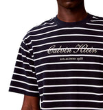 Calvin Klein Stripe Pique Casual T-Shirt