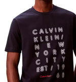 Calvin Klein 20s Lights Grap Casual T-shirt