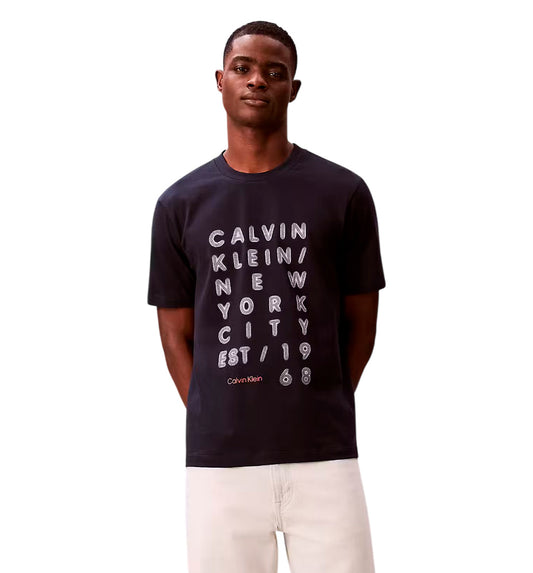 Camiseta Casual Calvin Klein 20s Lights Grap