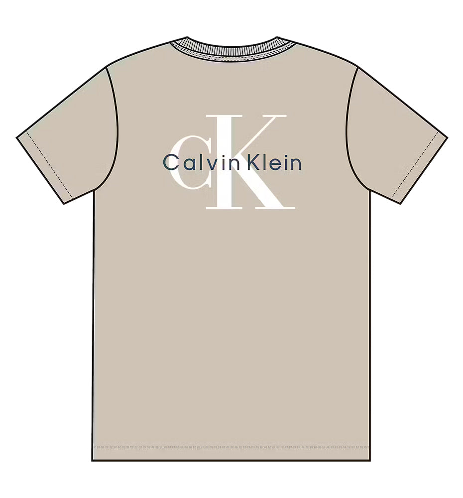 Camiseta Casual Calvin Klein 30s Classic Back Monologo