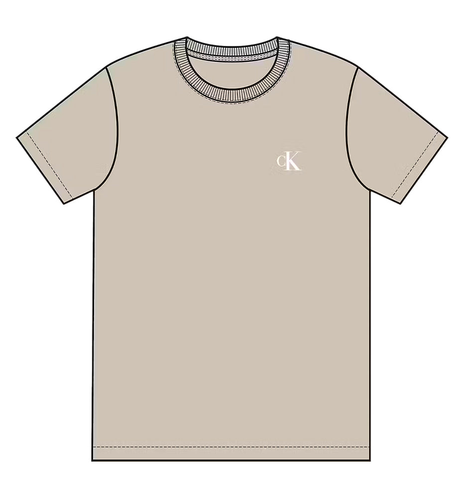 Camiseta Casual Calvin Klein 30s Classic Back Monologo