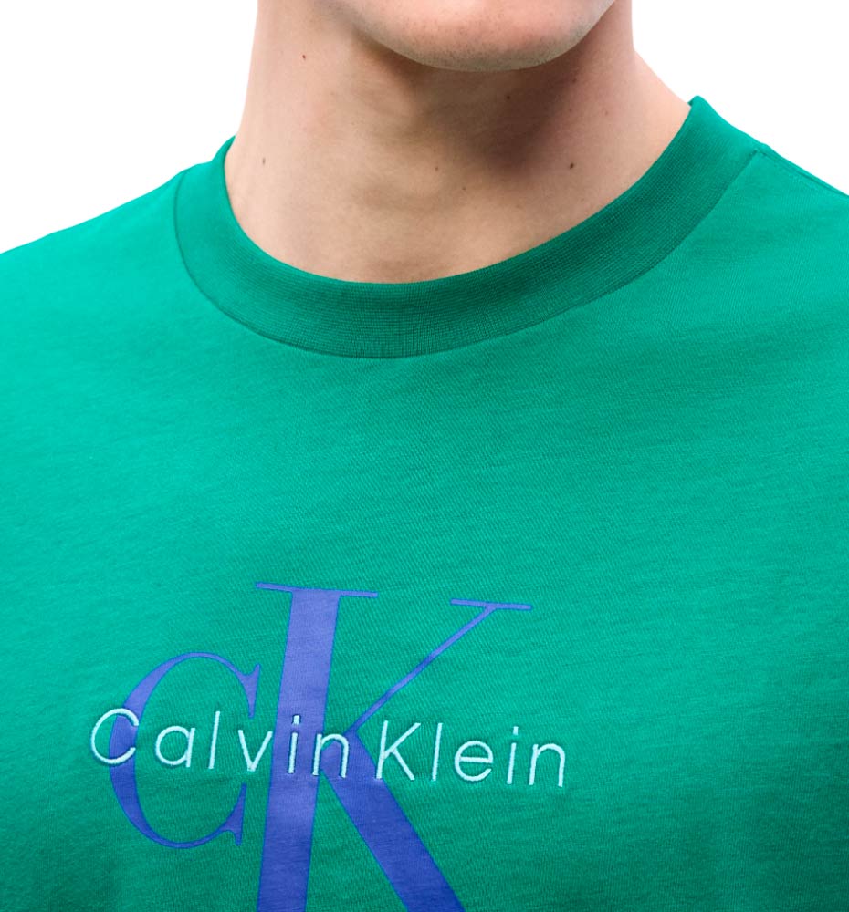 Calvin Klein Men's 30s Classic Back Monologo Casual T-Shirt