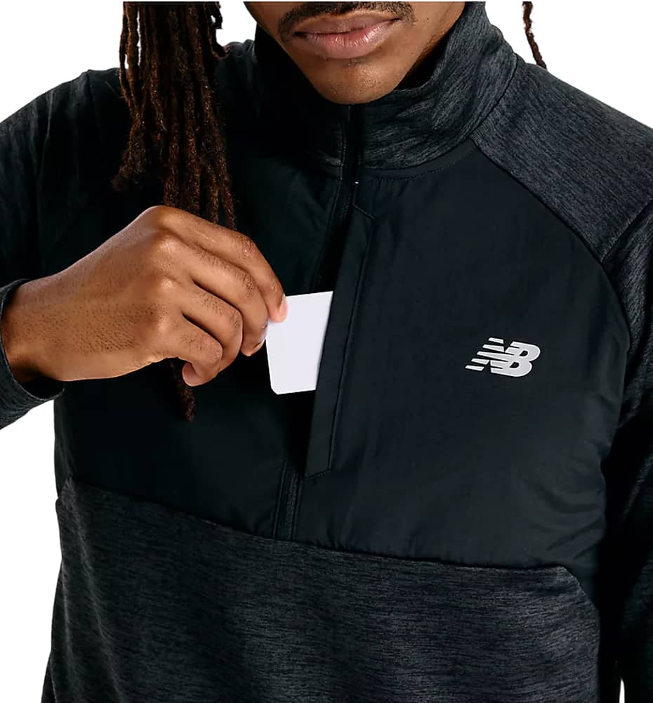 Sudadera Running_Hombre_NEW BALANCE Athletics Heat Grid 1/2 Zip