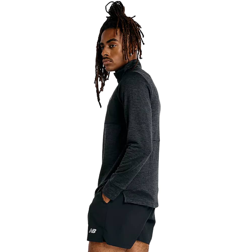 Sudadera Running_Hombre_NEW BALANCE Athletics Heat Grid 1/2 Zip