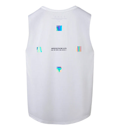 Camiseta Sin Mangas Running Rumm Essential White Tank