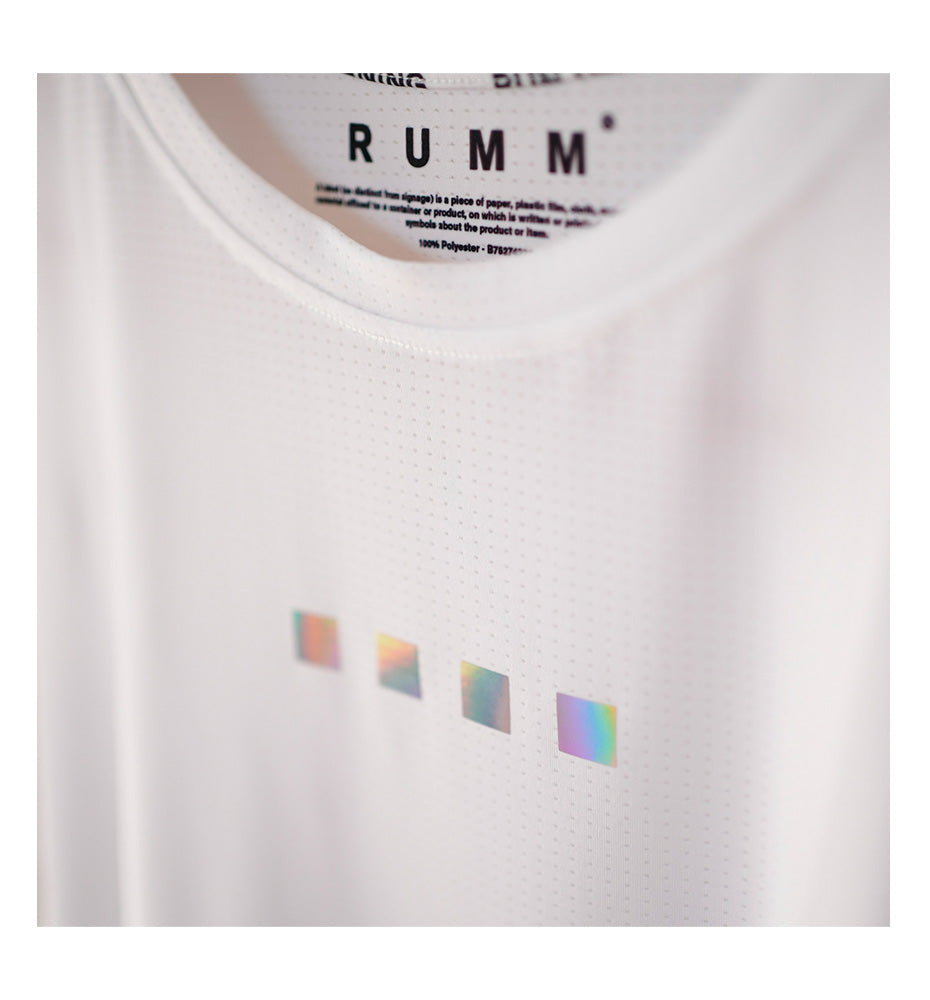 Running Sleeveless Shirt_Women_RUMM Essential White Tank Woman
