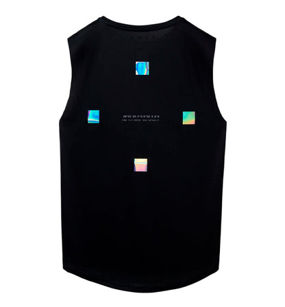 Camiseta Sin Mangas Running Rumm Essential Black Tank