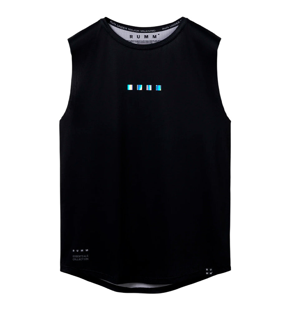 Camiseta Sin Mangas Running Rumm Essential Black Tank