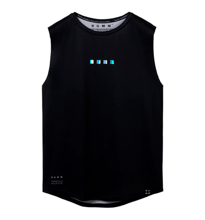 Camiseta Sin Mangas Running Rumm Essential Black Tank