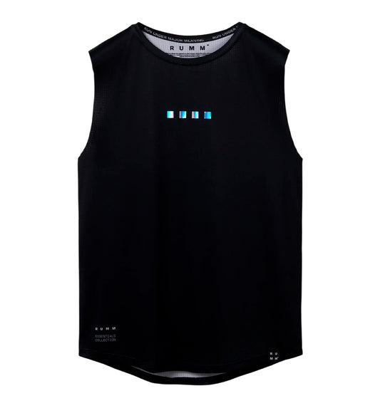 Camiseta Sin Mangas Running Rumm Essential Black Tank