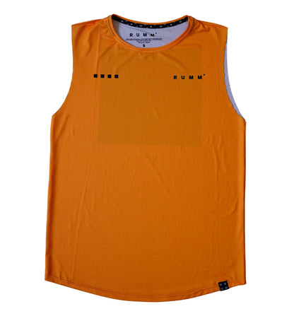 Running_Men's_RUMM Orange Tank Man Sleeveless Shirt