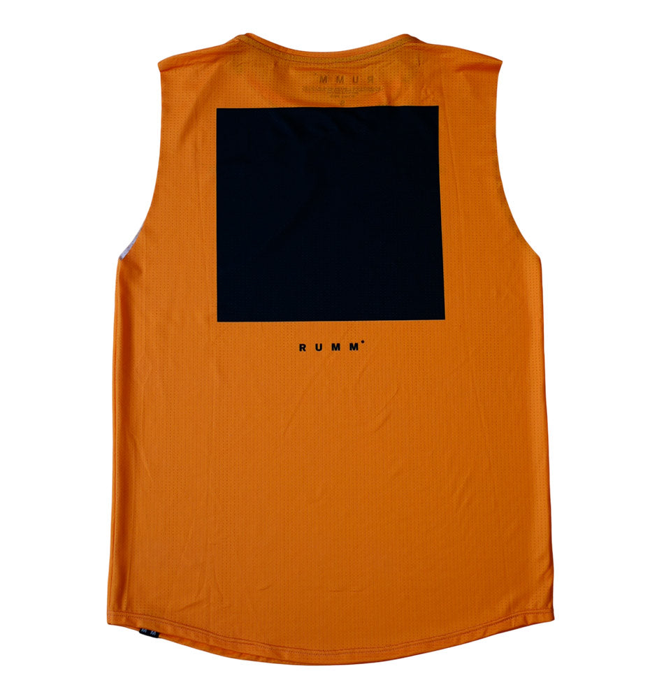 Running_Men's_RUMM Orange Tank Man Sleeveless Shirt