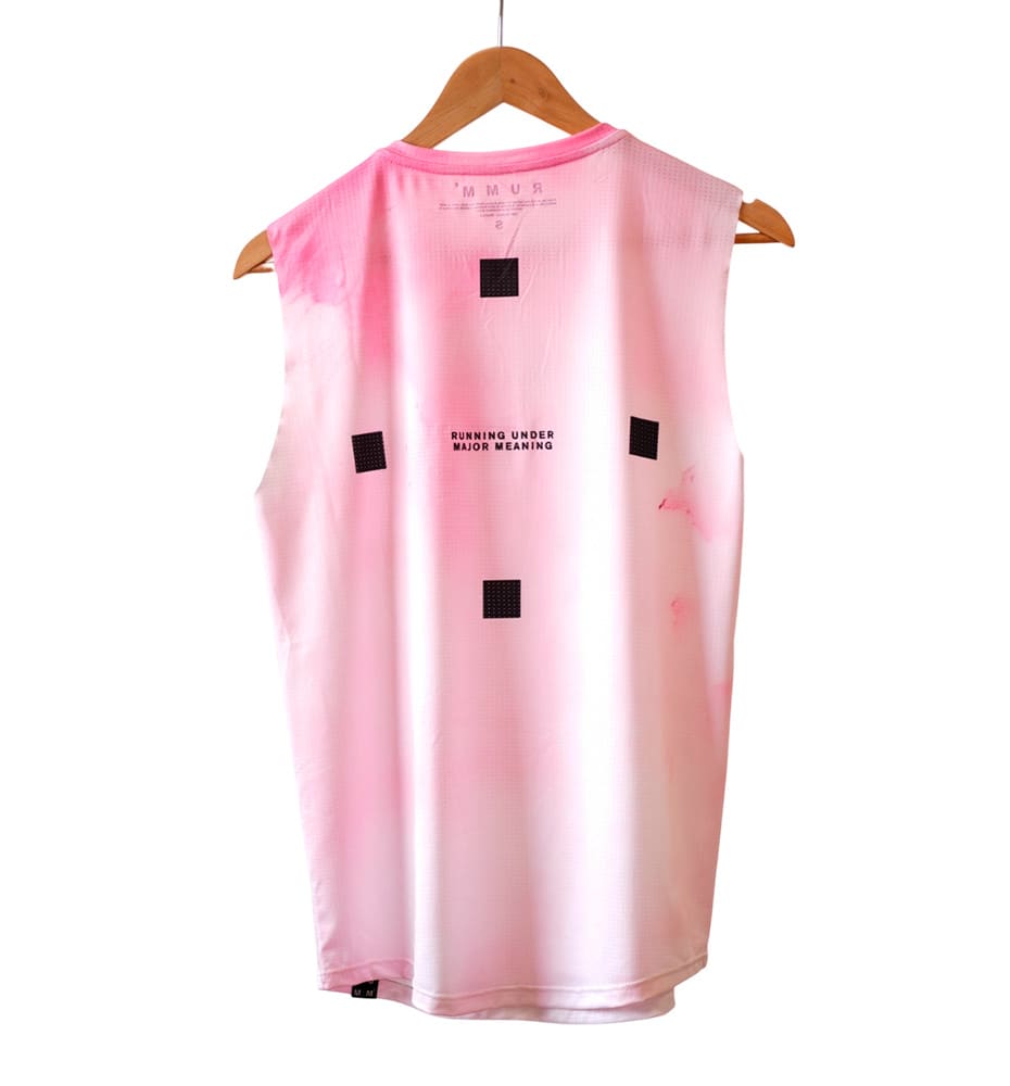 Running Sleeveless Shirt_Women_RUMM Pink Cloud Tank Woman