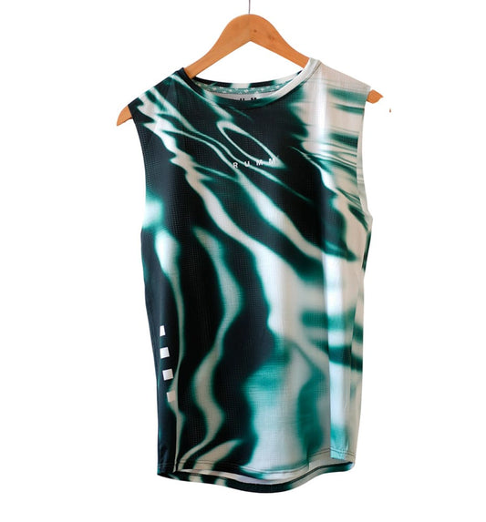 Running_Men's_RUMM_Glass_Green_Tank_Man_Sleeveless_Shirt