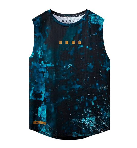 Camiseta De Tirantes Running Rumm Myzu blue men