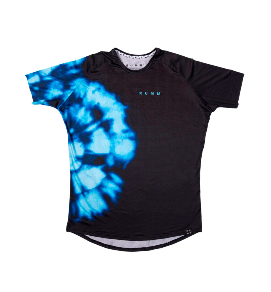 Camiseta M/c Running_Mujer_RUMM Blue Acid