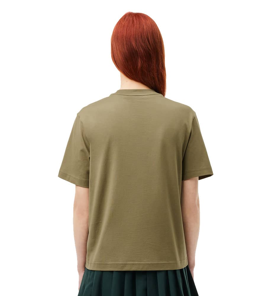 Camiseta M/c Casual_Mujer_LACOSTE Relaxed Fit Plain Soft