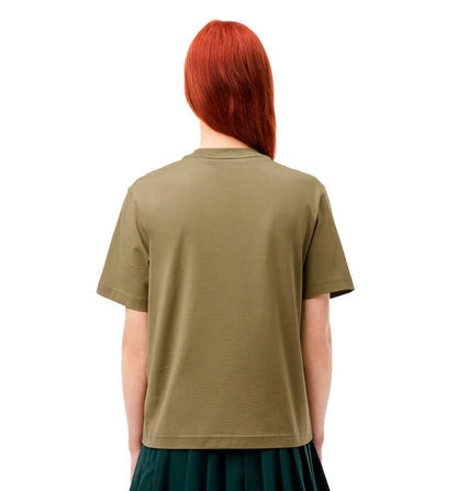 Camiseta M/c Casual_Mujer_LACOSTE Relaxed Fit Plain Soft