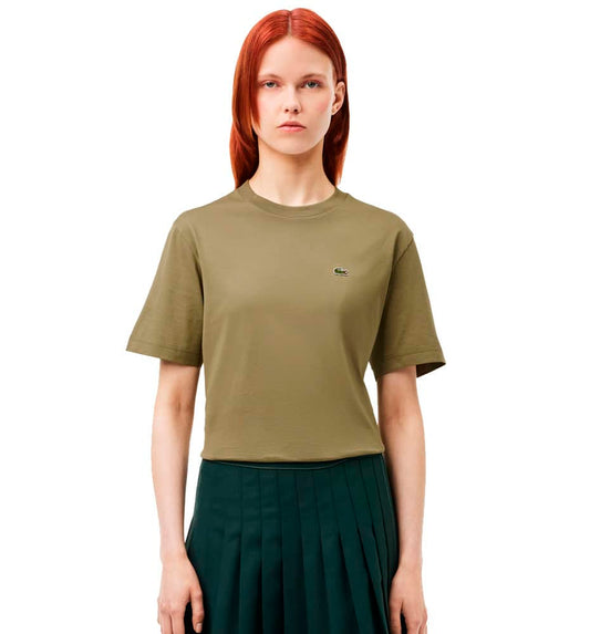 Camiseta M/c Casual_Mujer_LACOSTE Relaxed Fit Plain Soft