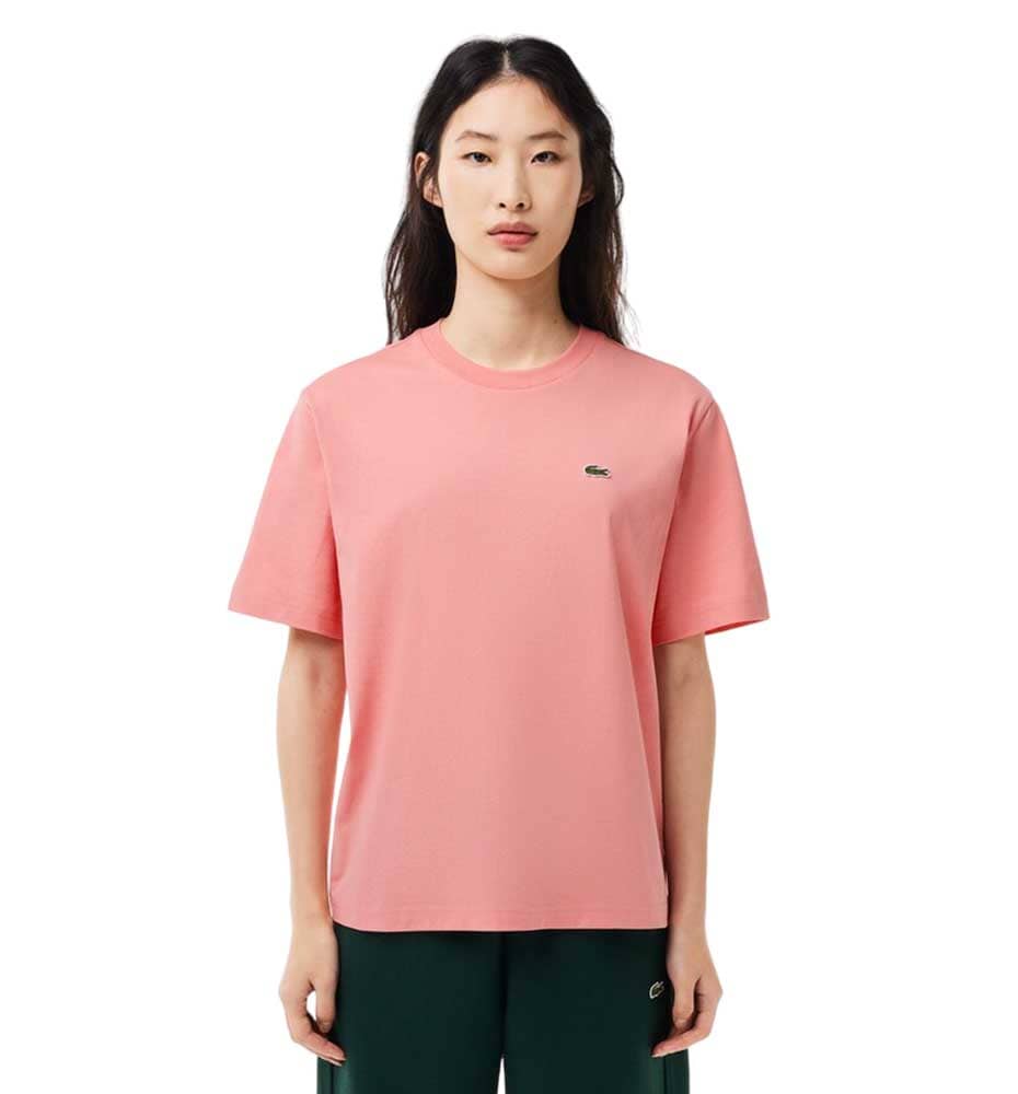 T-shirt M/c Casual_Woman_LACOSTE Relaxed Fit Plain Soft