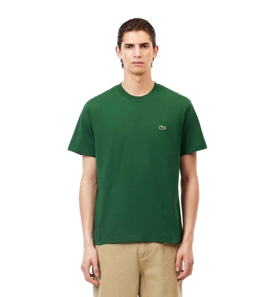 Camiseta M/c Casual_Hombre_LACOSTE Clasic Fit Mid Weight Cotton