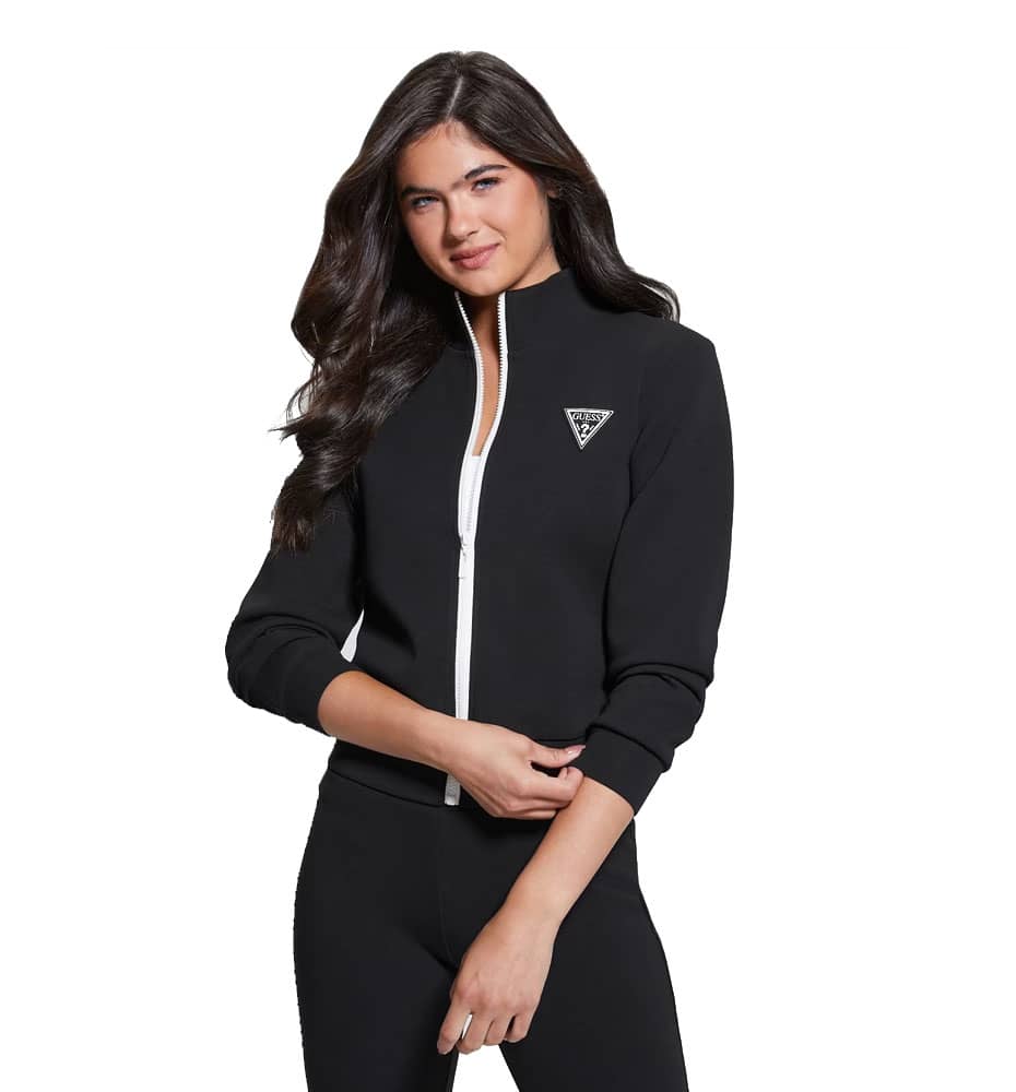 Chaqueta Casual_Mujer_GUESS Ann Full Zip Sweatshirt