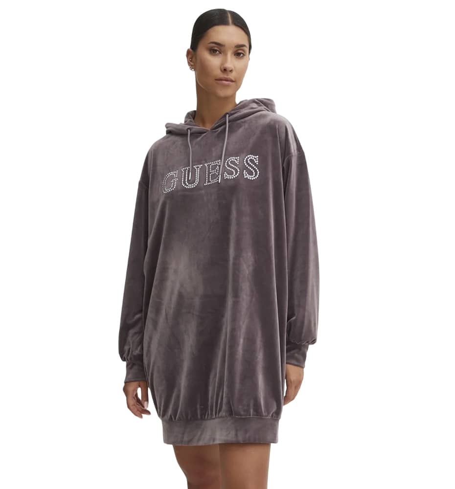 Hoodie Sudadera Capucha Casual_Mujer_GUESS Couture Hoodie Long Sweatshirt