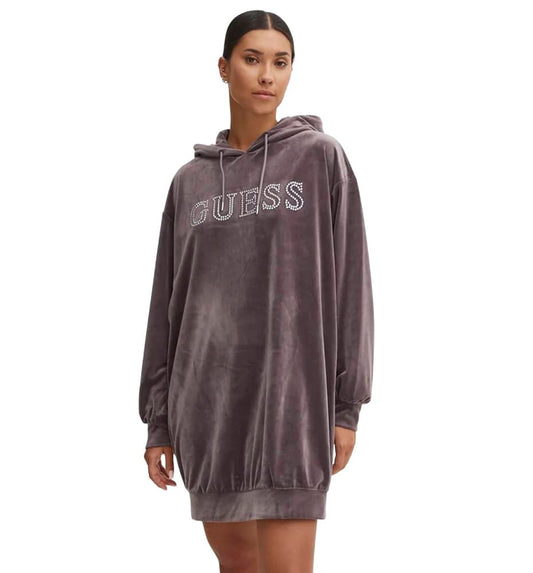 Hoodie Sudadera Capucha Casual_Mujer_GUESS Couture Hoodie Long Sweatshirt