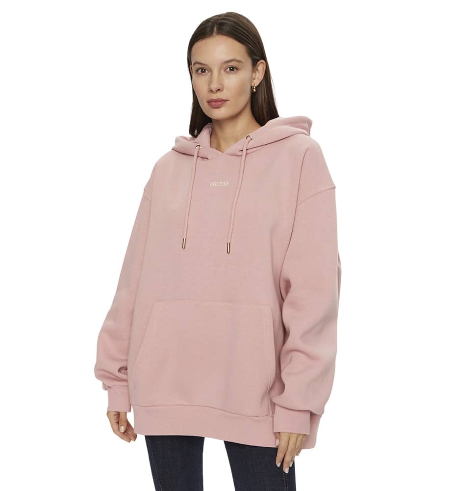 Hoodie Sudadera Capucha Casual_Mujer_GUESS Midge Oversize Sweatshirt