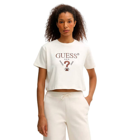 Camiseta M/c Casual_Mujer_GUESS Fabia Crop T-shirt