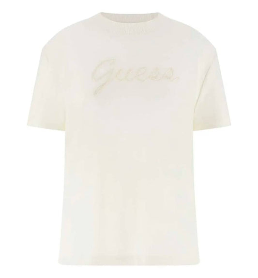 Camiseta M/c Casual_Mujer_GUESS Dora Knit-collar Tee