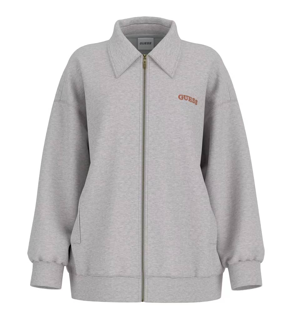Chaqueta Casual_Mujer_GUESS Aurelia Full Zip Sweatshirt