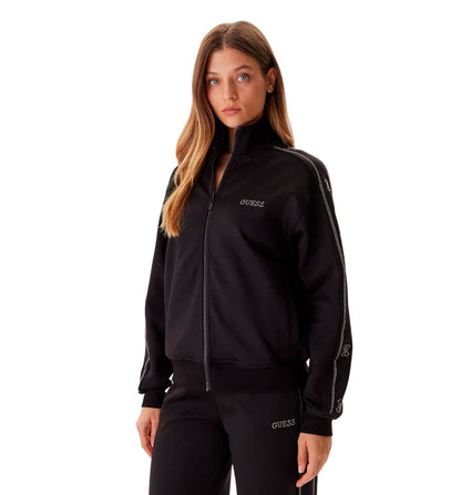 Chaqueta Casual_Mujer_GUESS Octavia High Neck Full-zip Swe