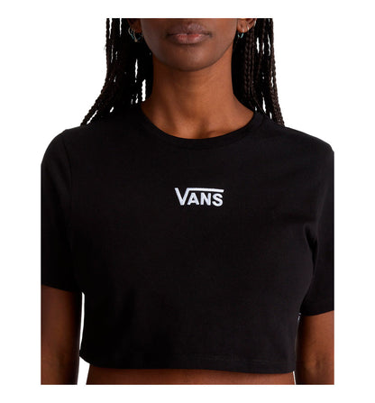 Camiseta M/c Casual_Mujer_VANS Flying V Crew Crop Ii
