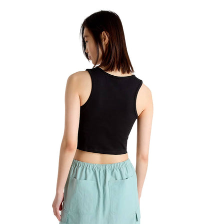 Camiseta De Tirantes Casual_Mujer_VANS Small Staple Fitted Crop Tank