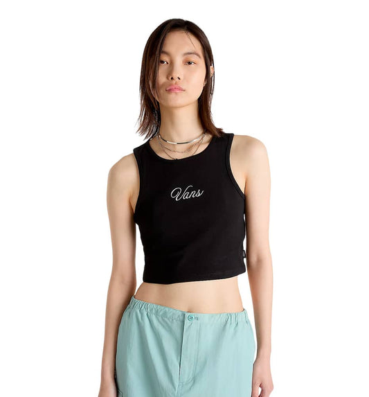 Camiseta De Tirantes Casual_Mujer_VANS Small Staple Fitted Crop Tank